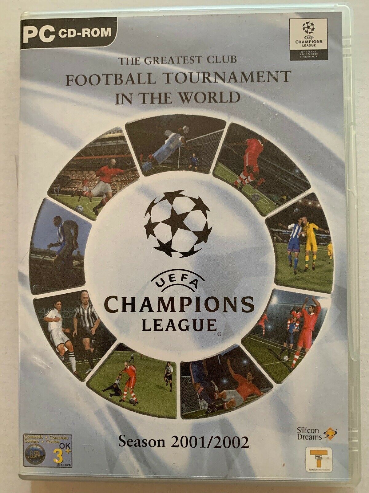 UEFA Champions League Season 2001/2002 PC CD-ROM Windows Game