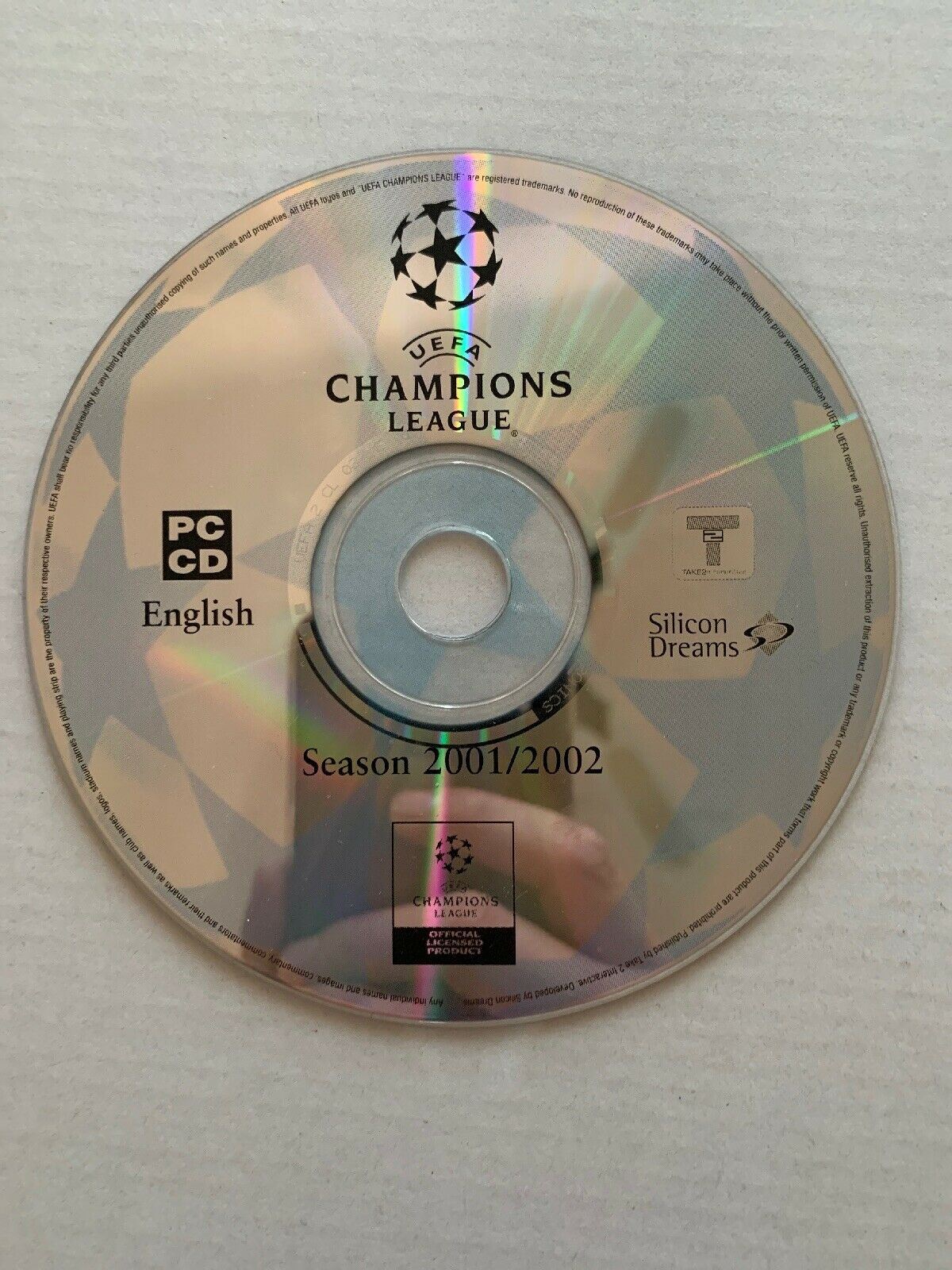 UEFA Champions League Season 2001/2002 PC CD-ROM Windows Game