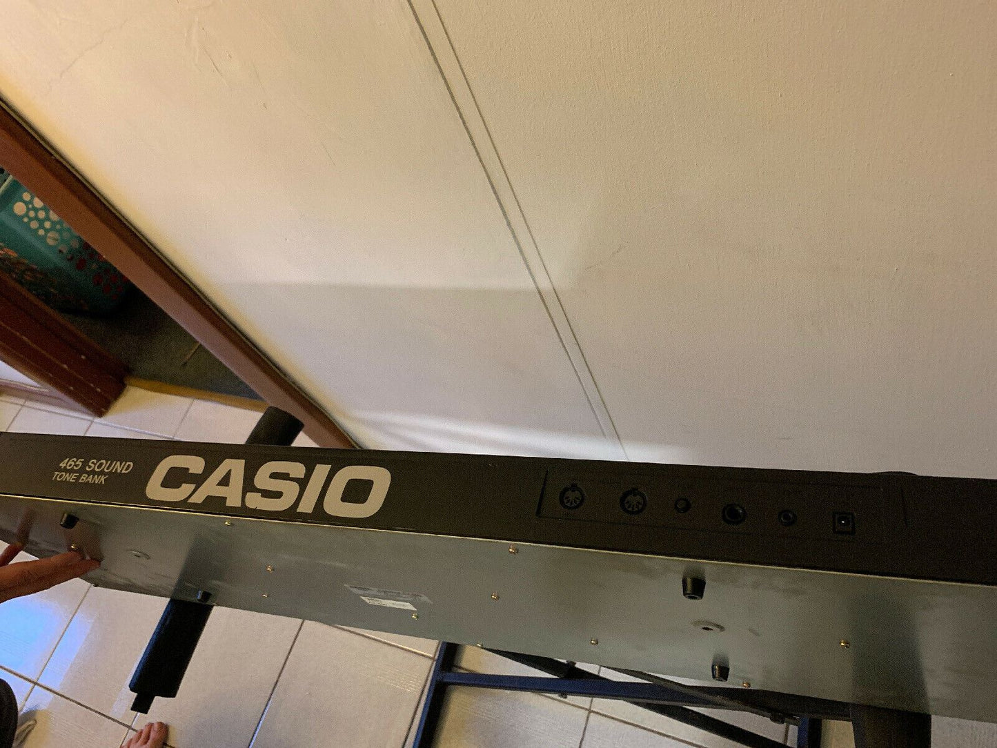 Casio Casiotone CT-460 Electronic Keyboard with Stand AC Adaptor Manual