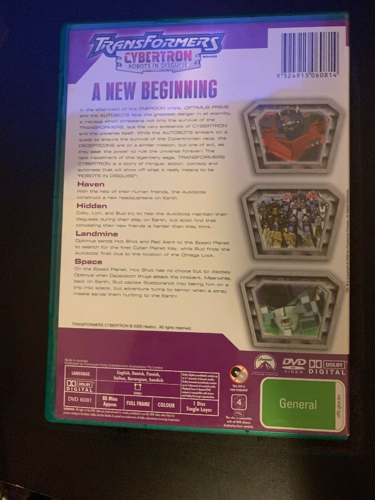 Transformers Cybertron - A New Beginning (DVD, 2006)