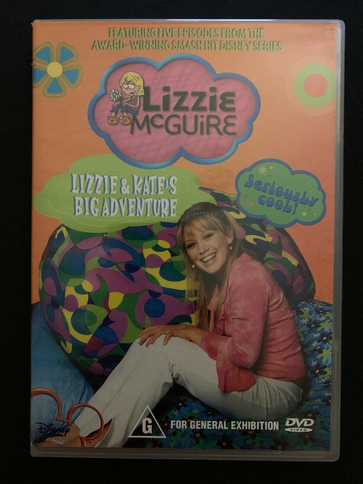 LIZZIE MAGUIRE- LIZZIE AND KATE’S BIG ADVENTURE (DVD, Region 4) Hillary Duff
