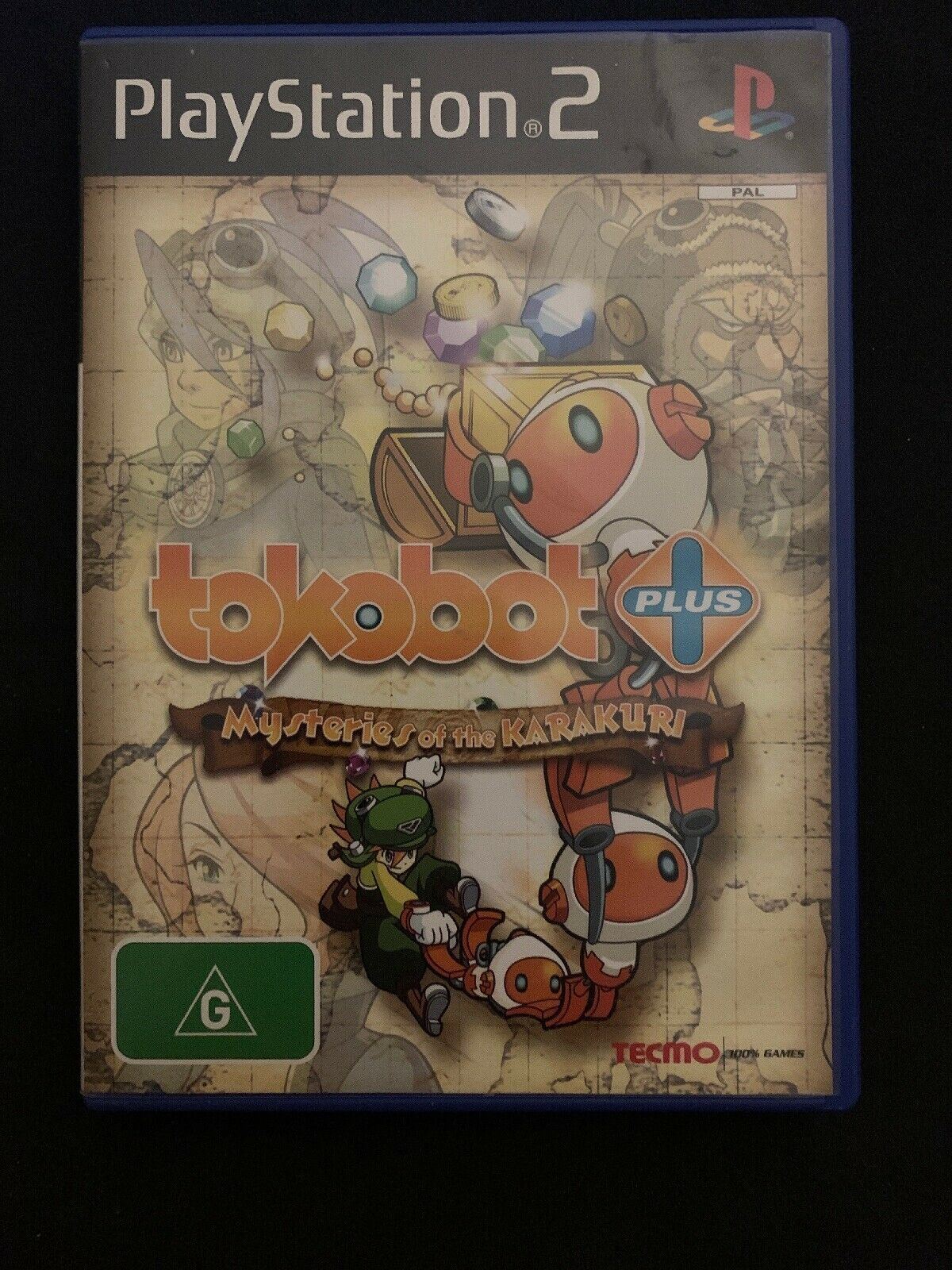 Tokobot Plus - Mysteries of the Karakuri - Sony PS2 Game & Manual - Free Postage