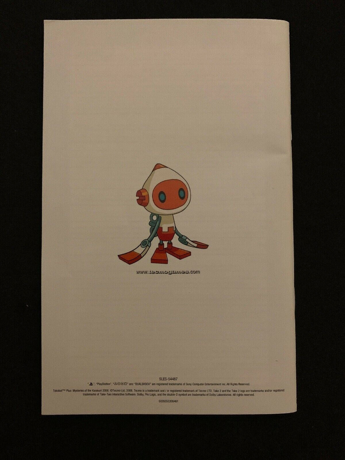 Tokobot Plus - Mysteries of the Karakuri - Sony PS2 Game & Manual - Free Postage