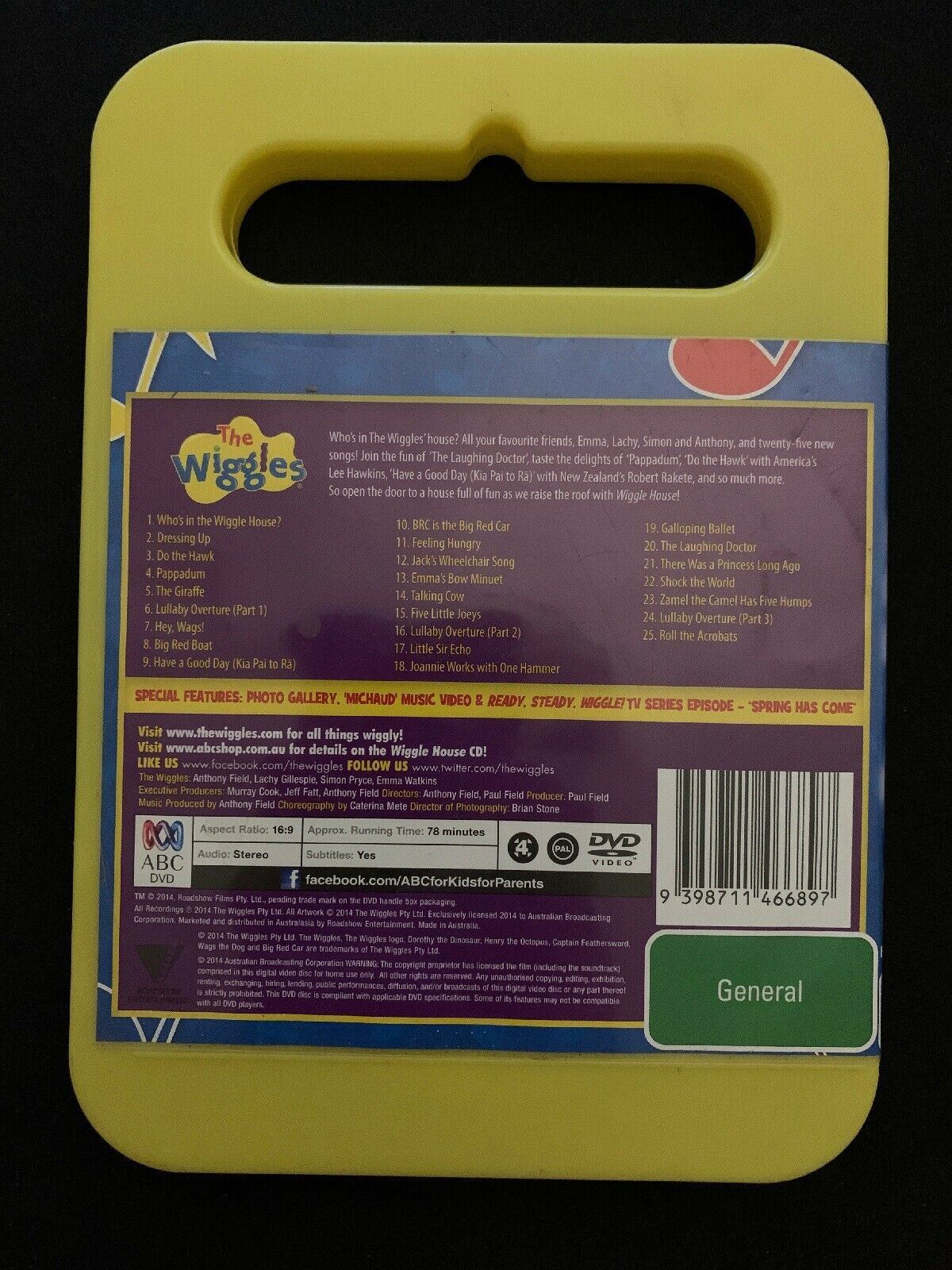 The Wiggles - Wiggle House (DVD) Region 4 - Free Oz Postage