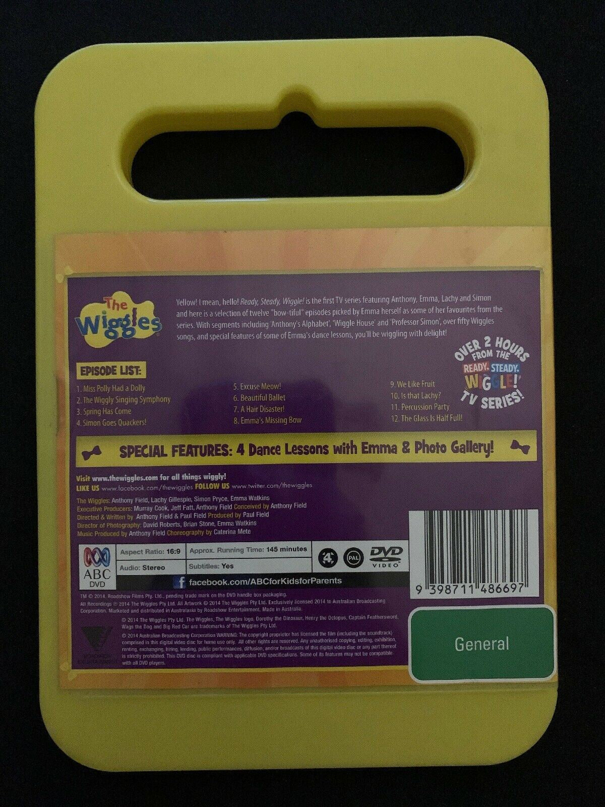 The Wiggles - Emma's Bowtiful Day! (DVD) Region 4 FREE OZ POSTAGE