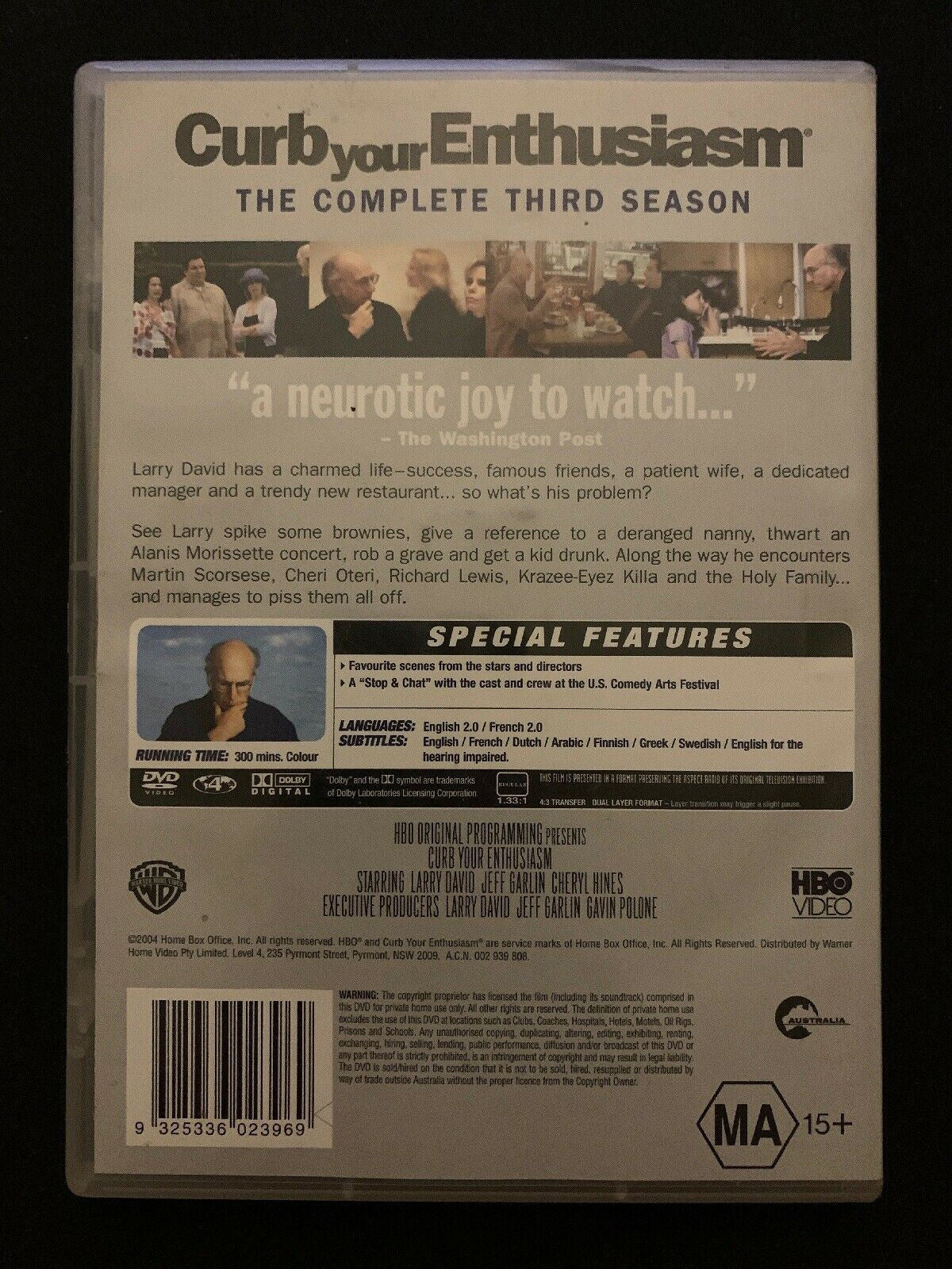 Curb Your Enthusiasm : Season 3 (DVD) Region 4