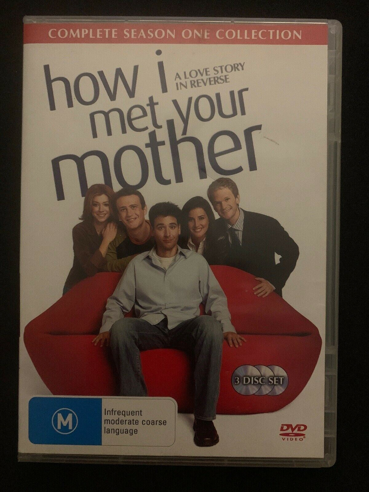 How I Met Your Mother : Season 1 (DVD, 2007, 3-Disc Set) Region 4