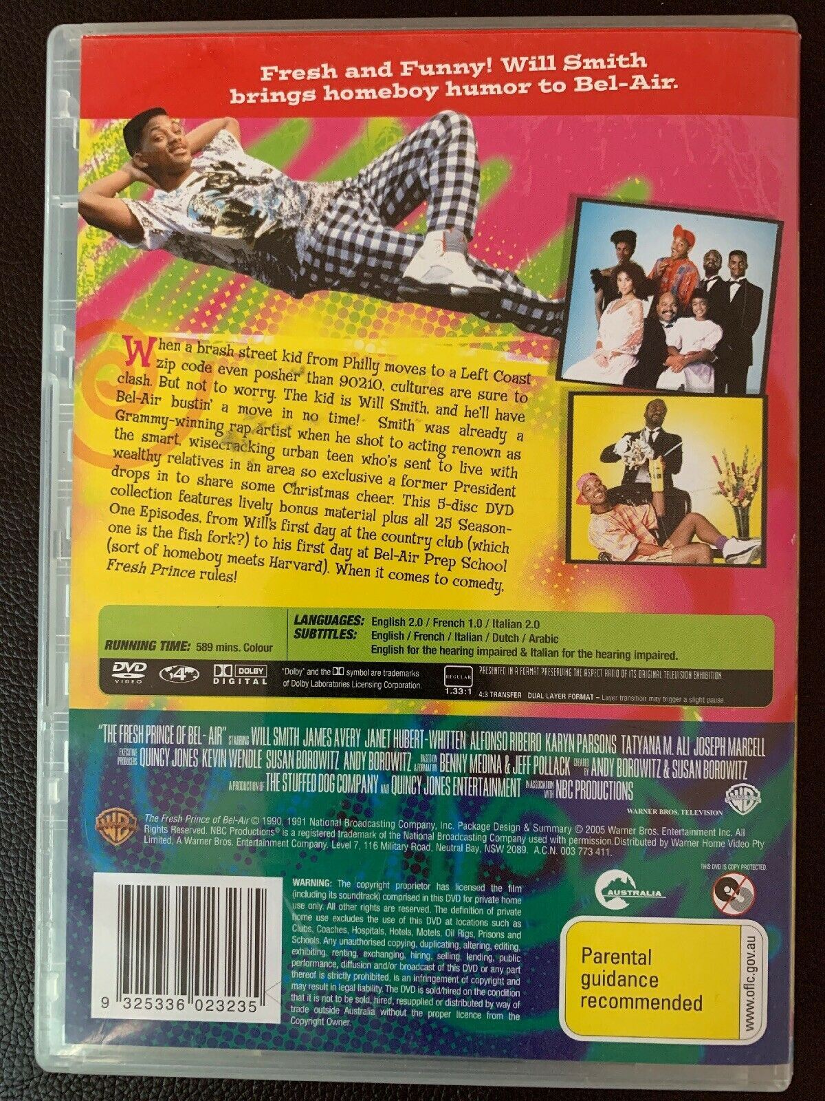 Fresh Prince Of Bel Air : Season 1 (DVD, 2005, 5-Disc Set)