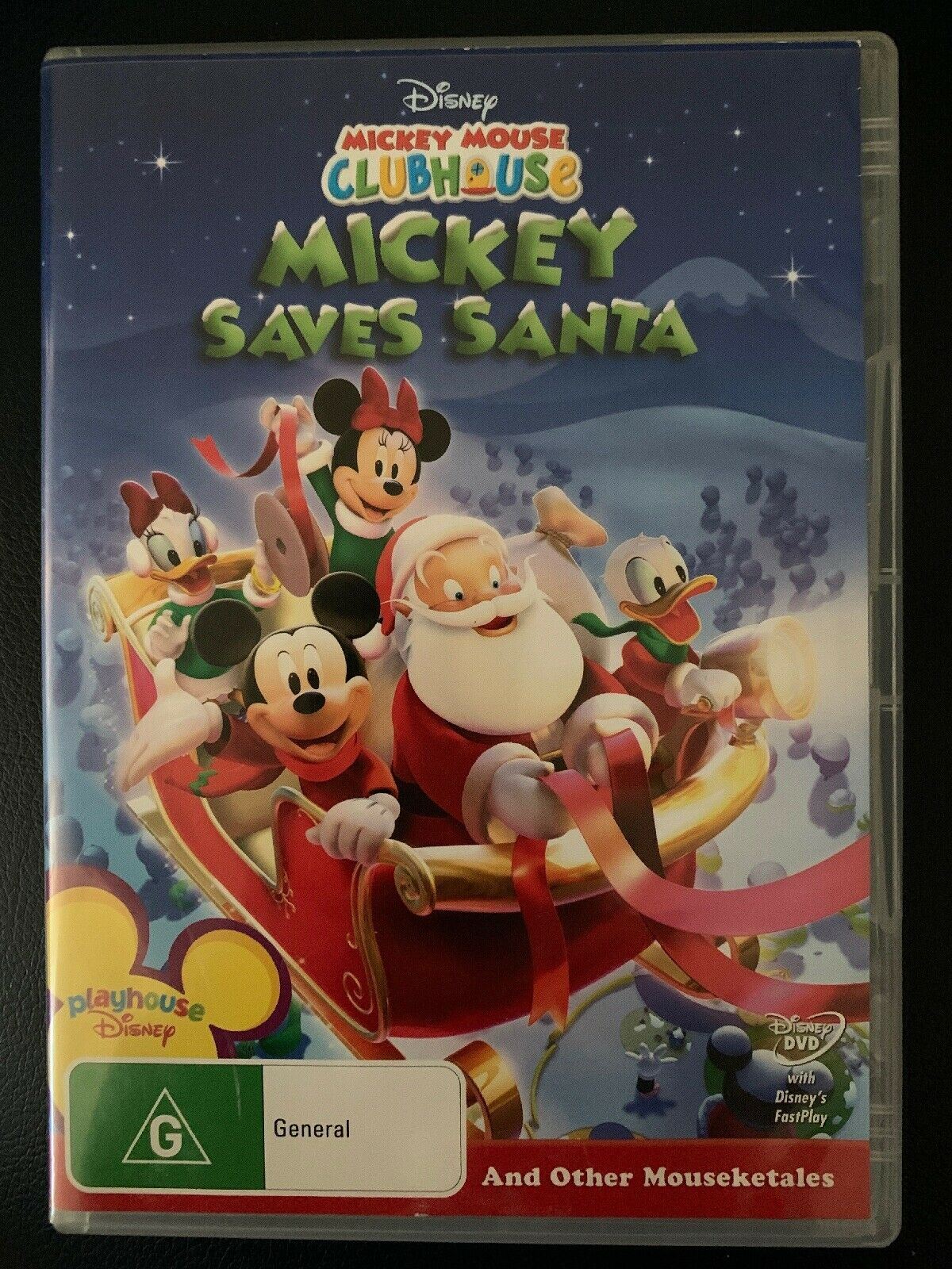 4x Mickey Mouse Clubhouse DVD's - Storybook Surprises, Saves Santa Detective, Wo