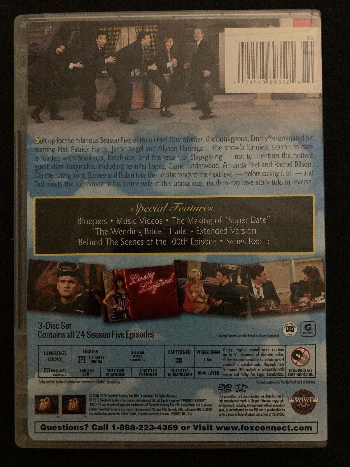 How I Met Your Mother: The Complete Fifth Season (Season 5) (3 Disc) DVD
