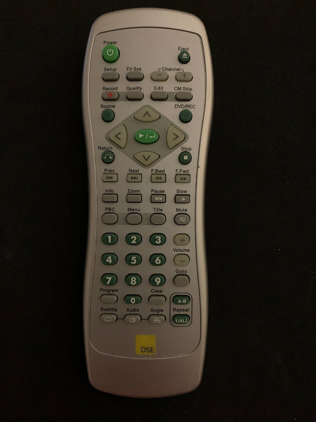 GENUINE DSE HDD/DVD Recorder Remote Control