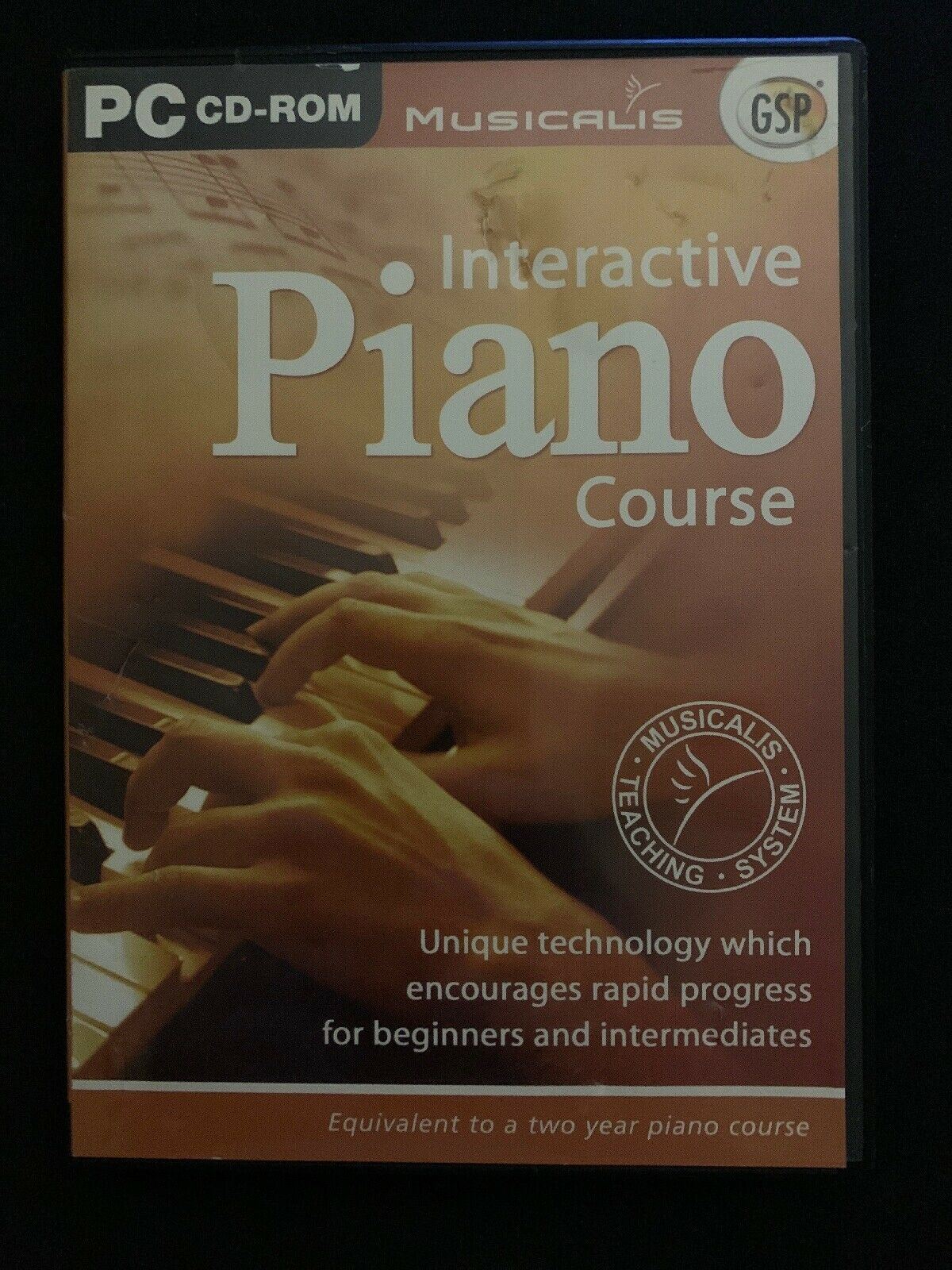 Interactive Piano Course - Musicalis Teaching System PC CDROM