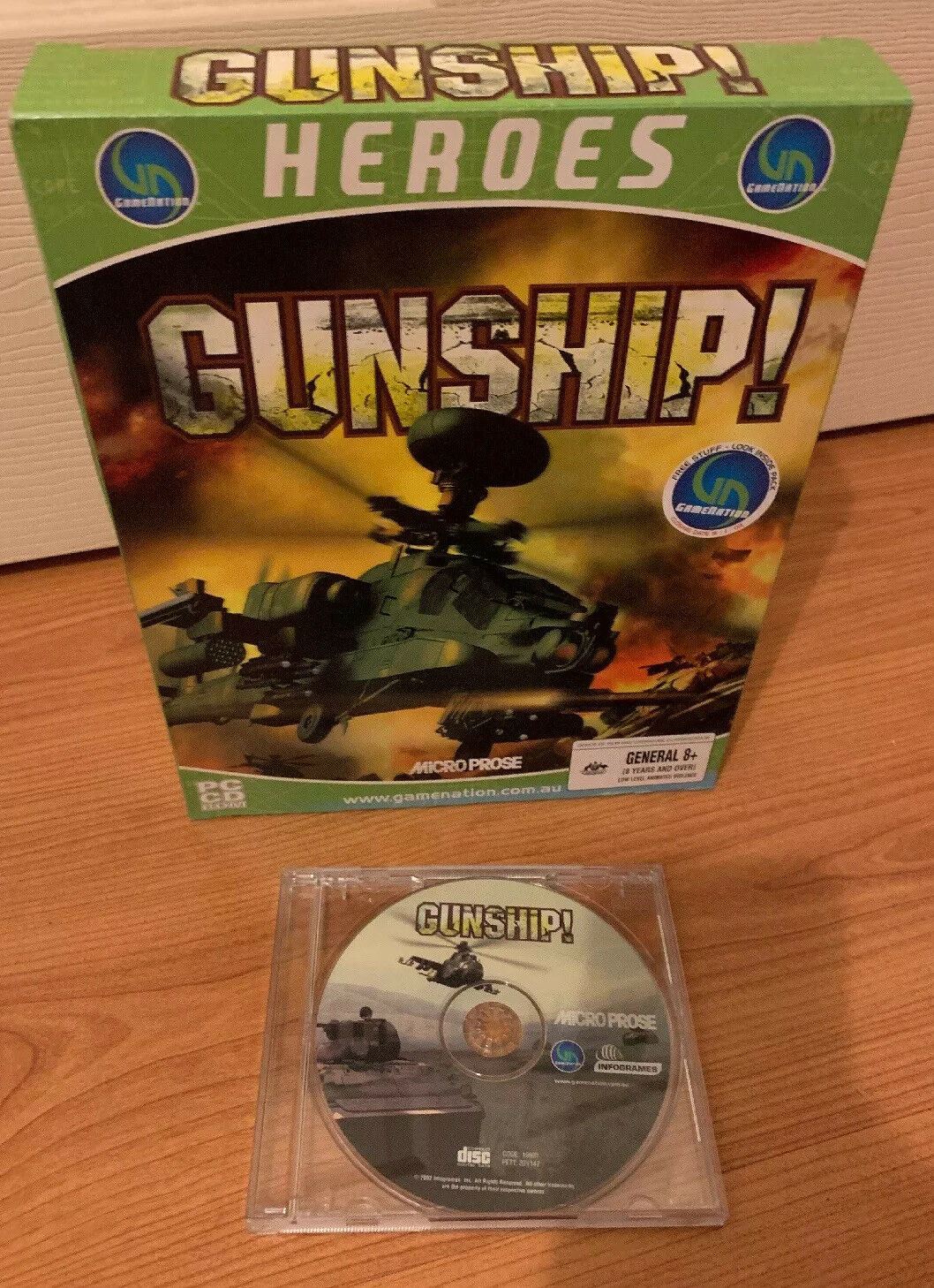 Gunship! PC CDROM (2002) Vintage Microprobe Helicopter Combat Simulator Game