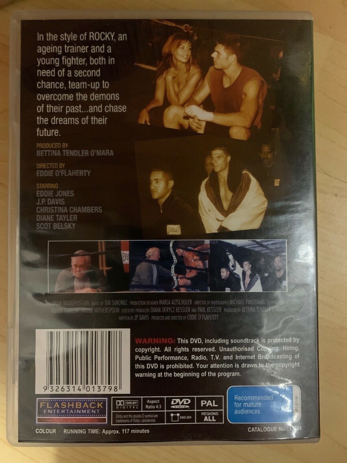 Fighting Tommy Riley (DVD, 2005) Based On True Story