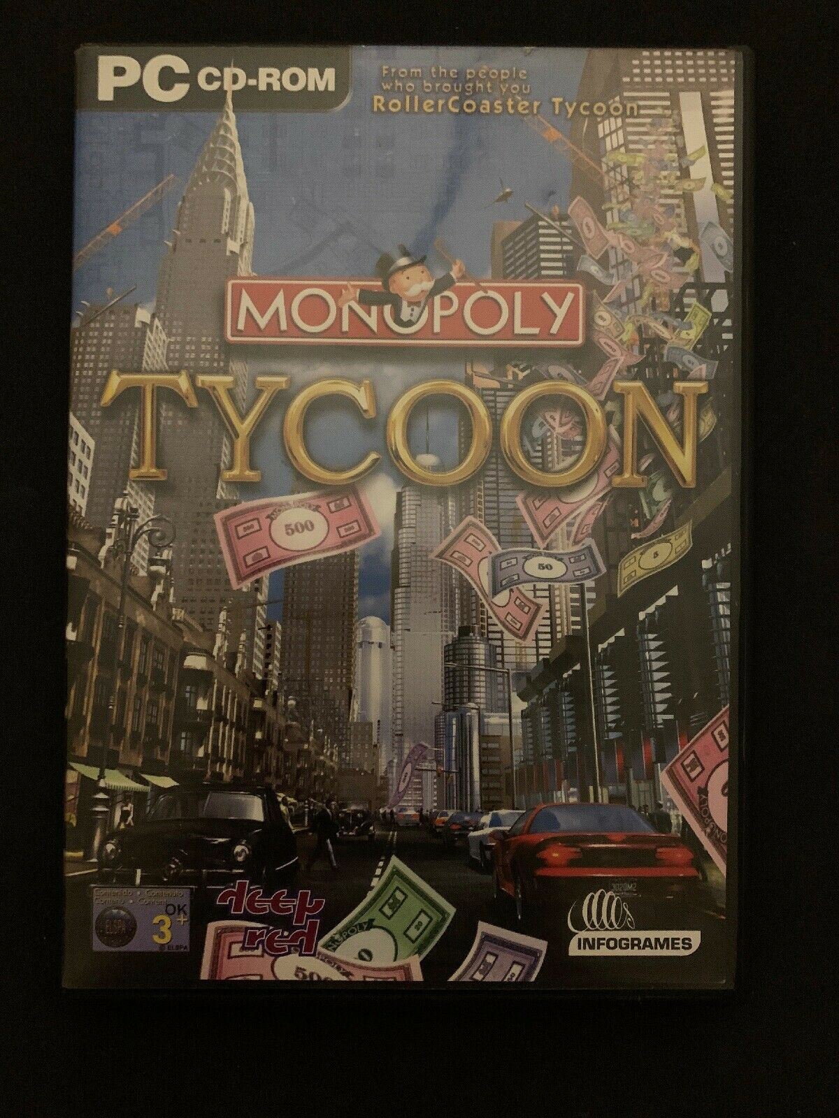 Monopoly Tycoon PC CD-ROM Management Sim Strategy Guide 2001