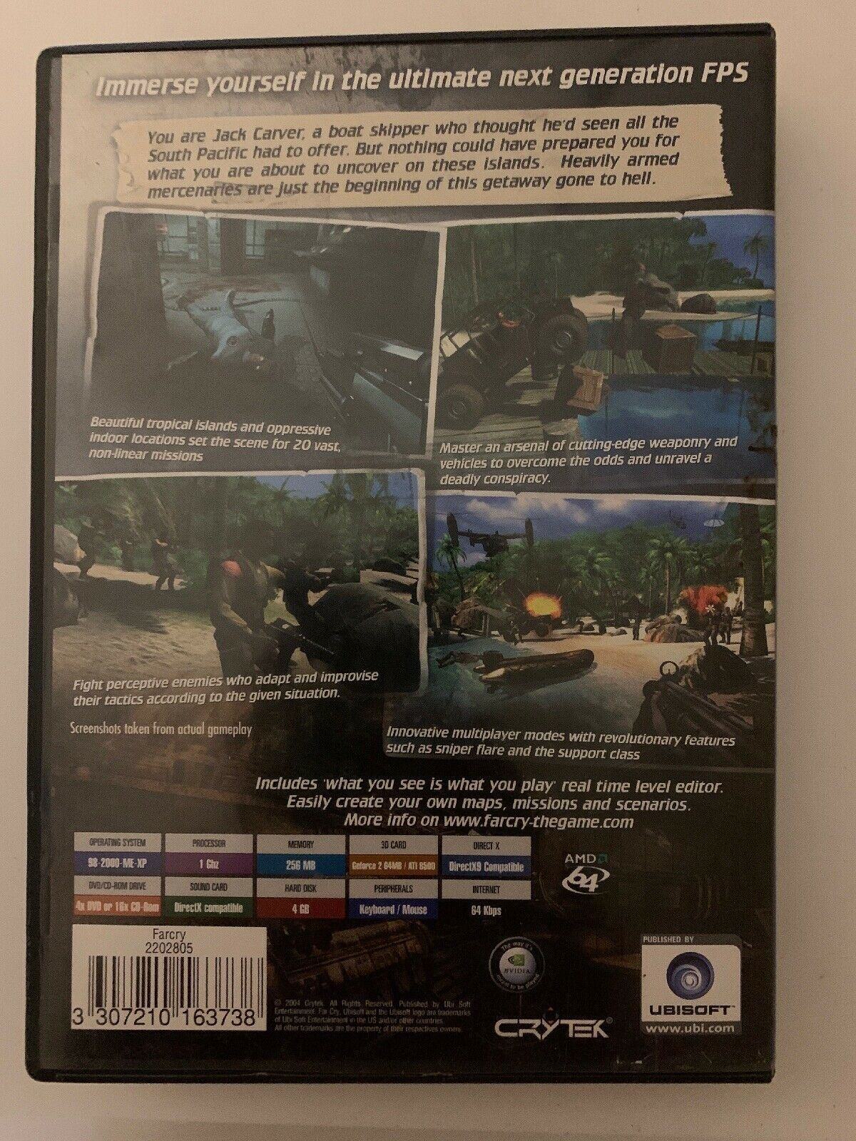 Far Cry 1 - PC CD-ROM FarCry Classic Arcade Game