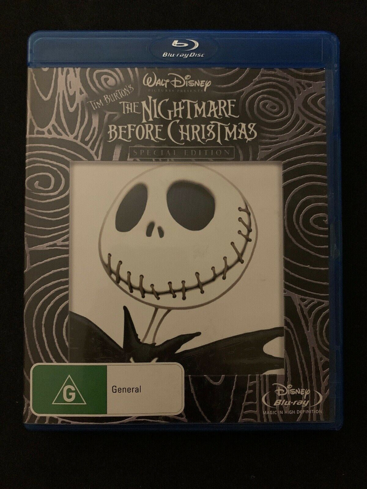 The Nightmare Before Christmas (Blu-ray) Disney Tim Burton Animated Film