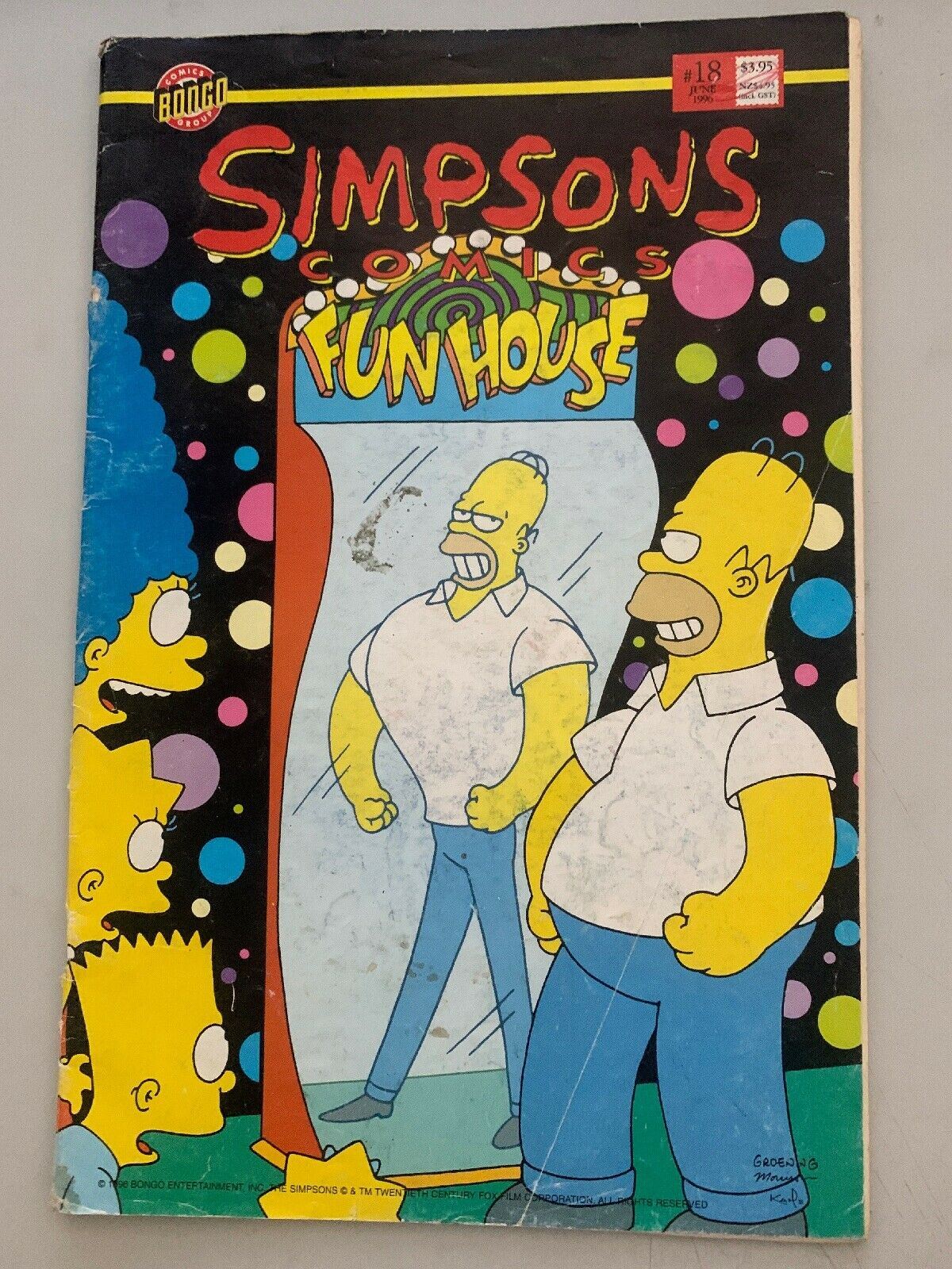 The Simpsons Comics Fun House Issue 18 June 1996