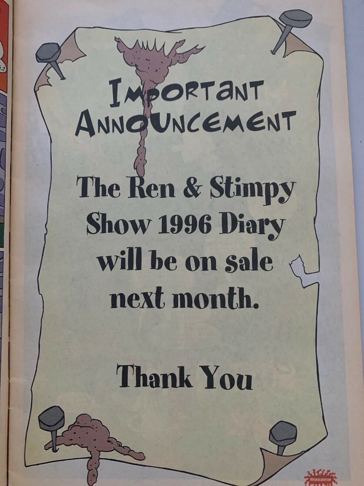 The Ren & Stimpy Show Comic - Trielle Komix Volume 1 16th Edition October 1995