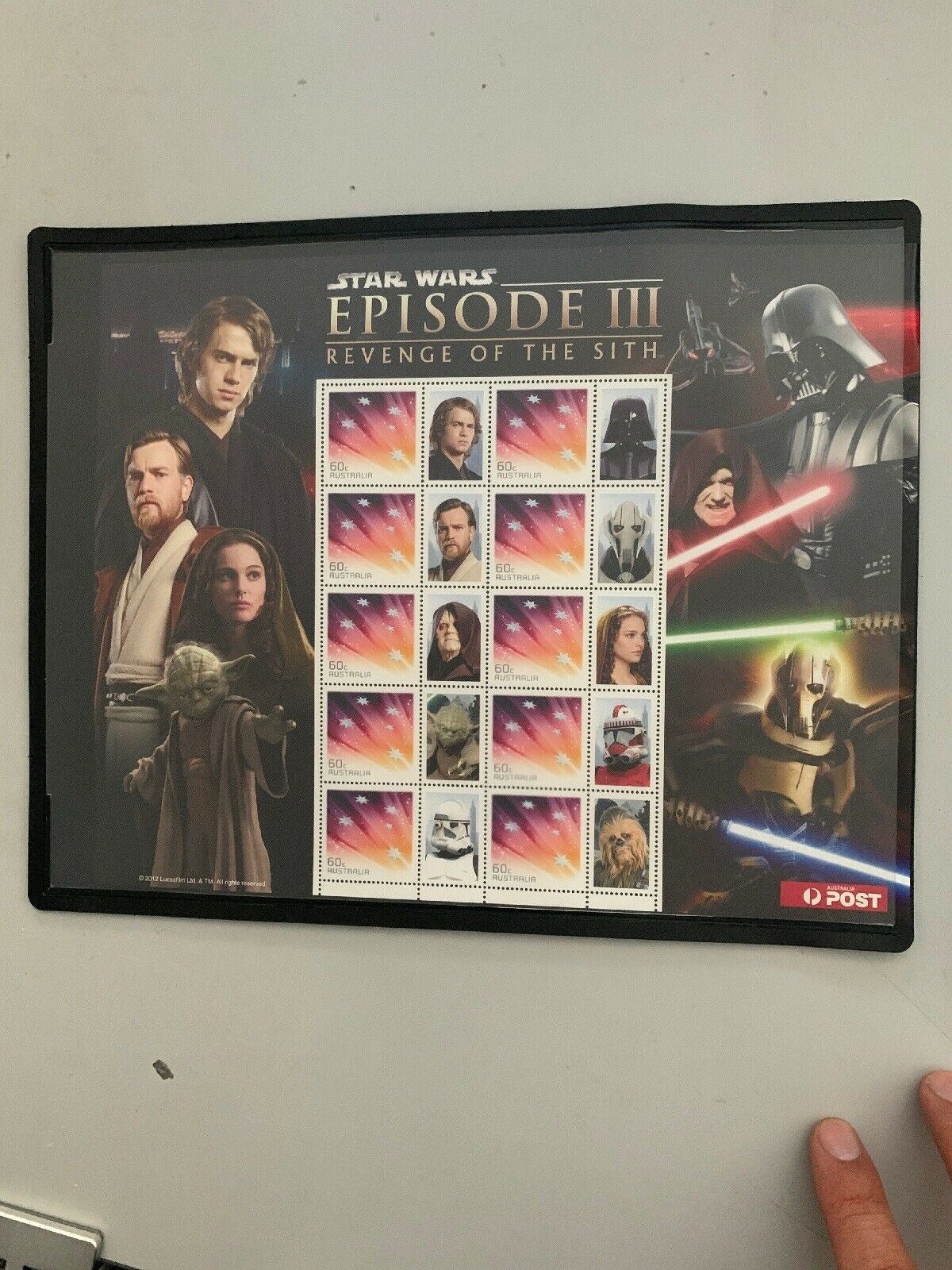 *New* Star Wars - Episode III: Revenge Of The Siths Australian Stamps (2012)