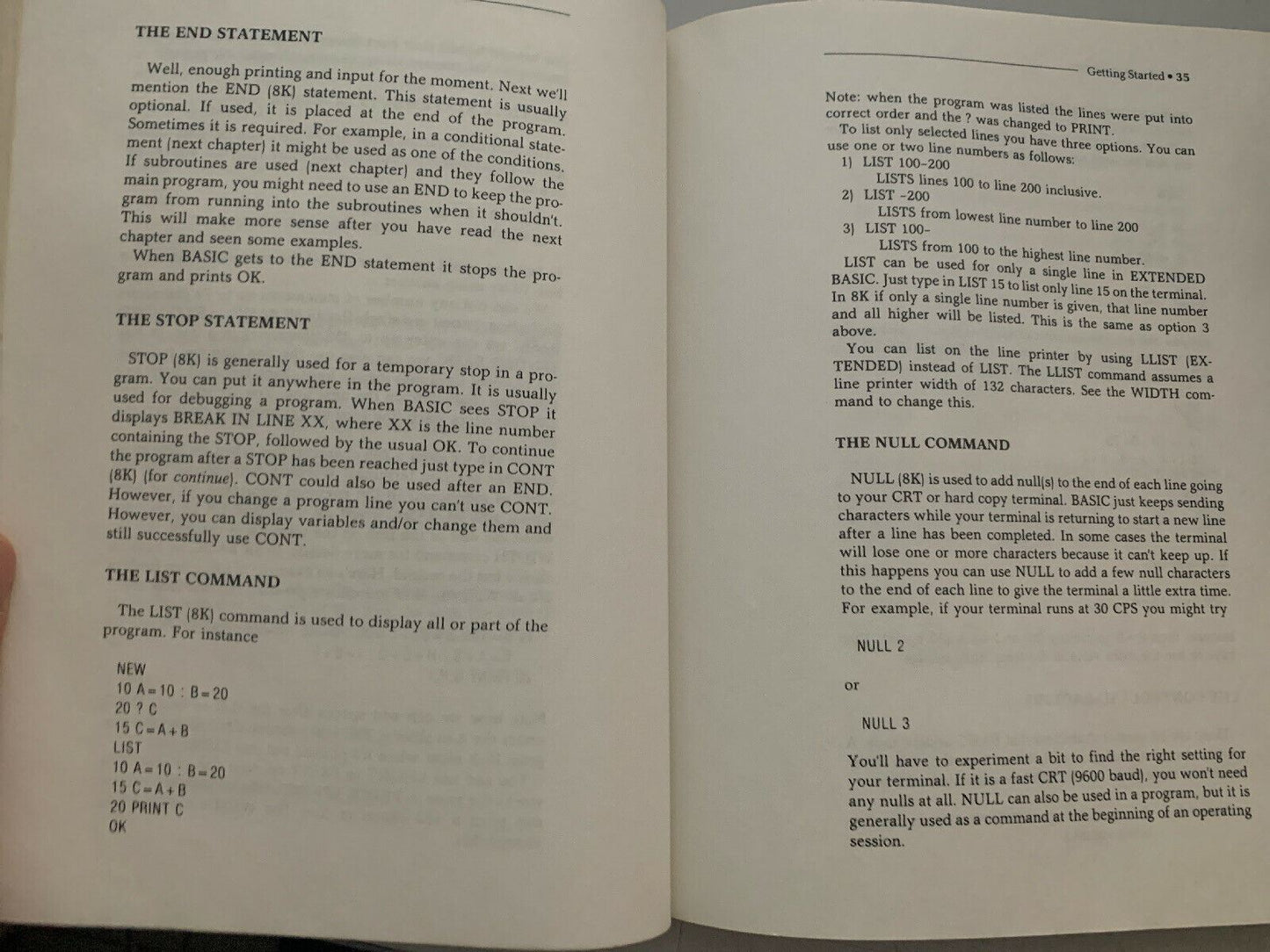 Microsoft Basic Second Edition By Ken Knecht