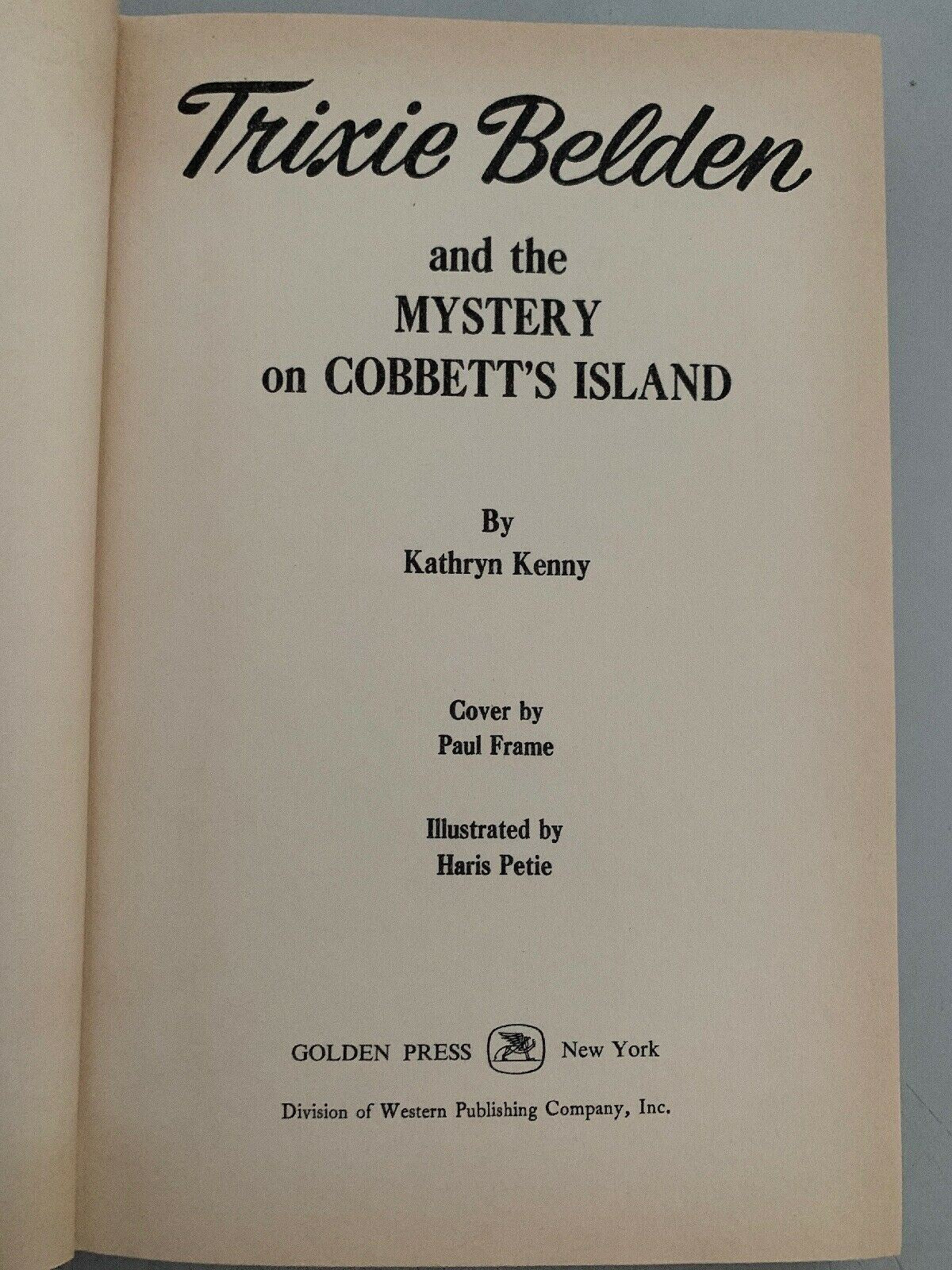 Trixie Belden And The Mystery On Cobbetts Island (1966 Edition) Vintage Book