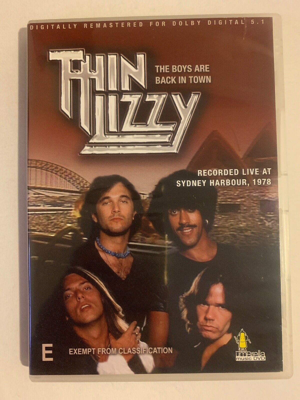 Thin Lizzy - The Boys Are Back In Town Live In Sydney Harbour 1978 (DVD, 1978)