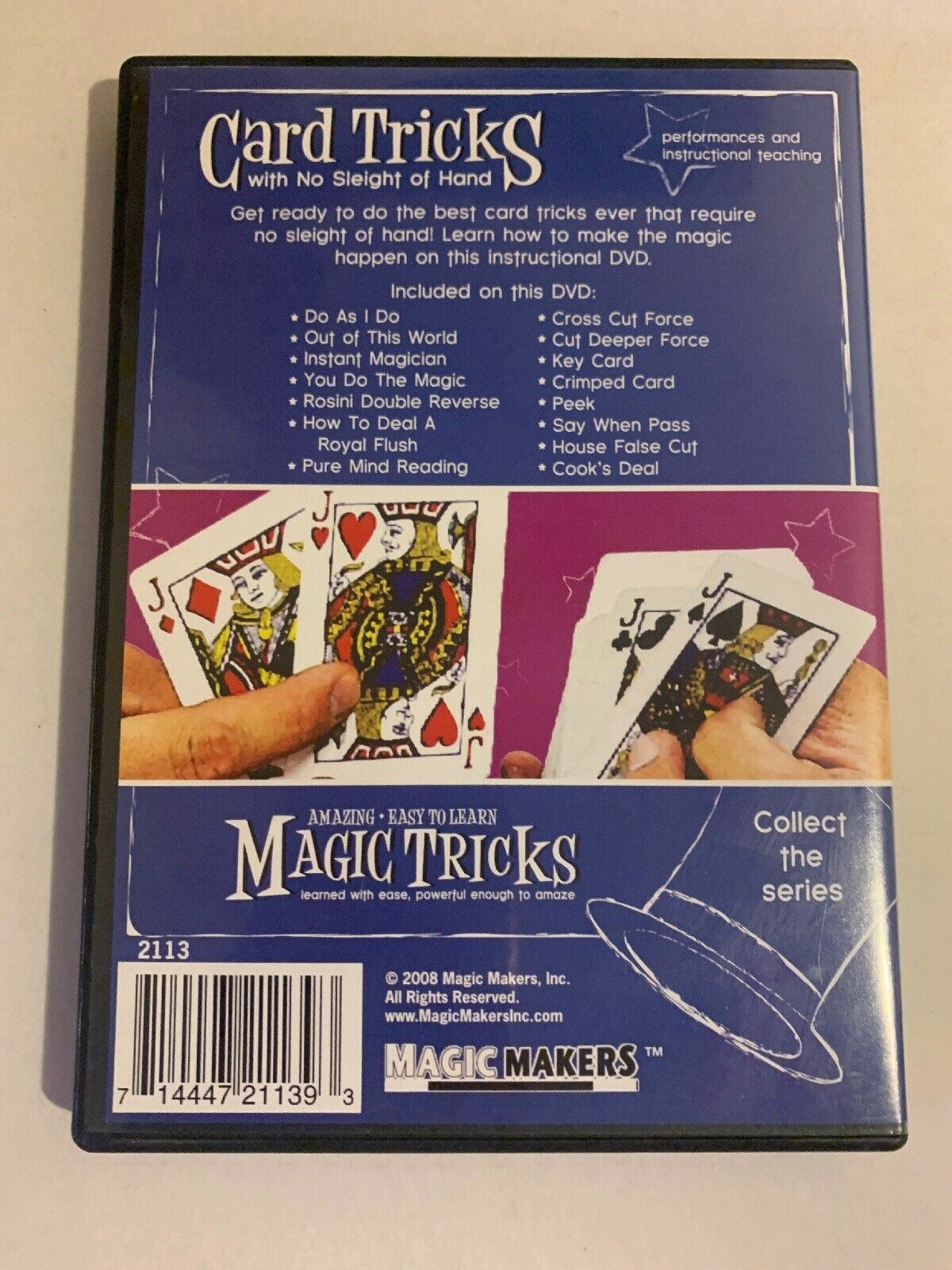 Amazing Easy To Learn Magic Tricks Learned w Ease Powerful Enough to Amaze DVD
