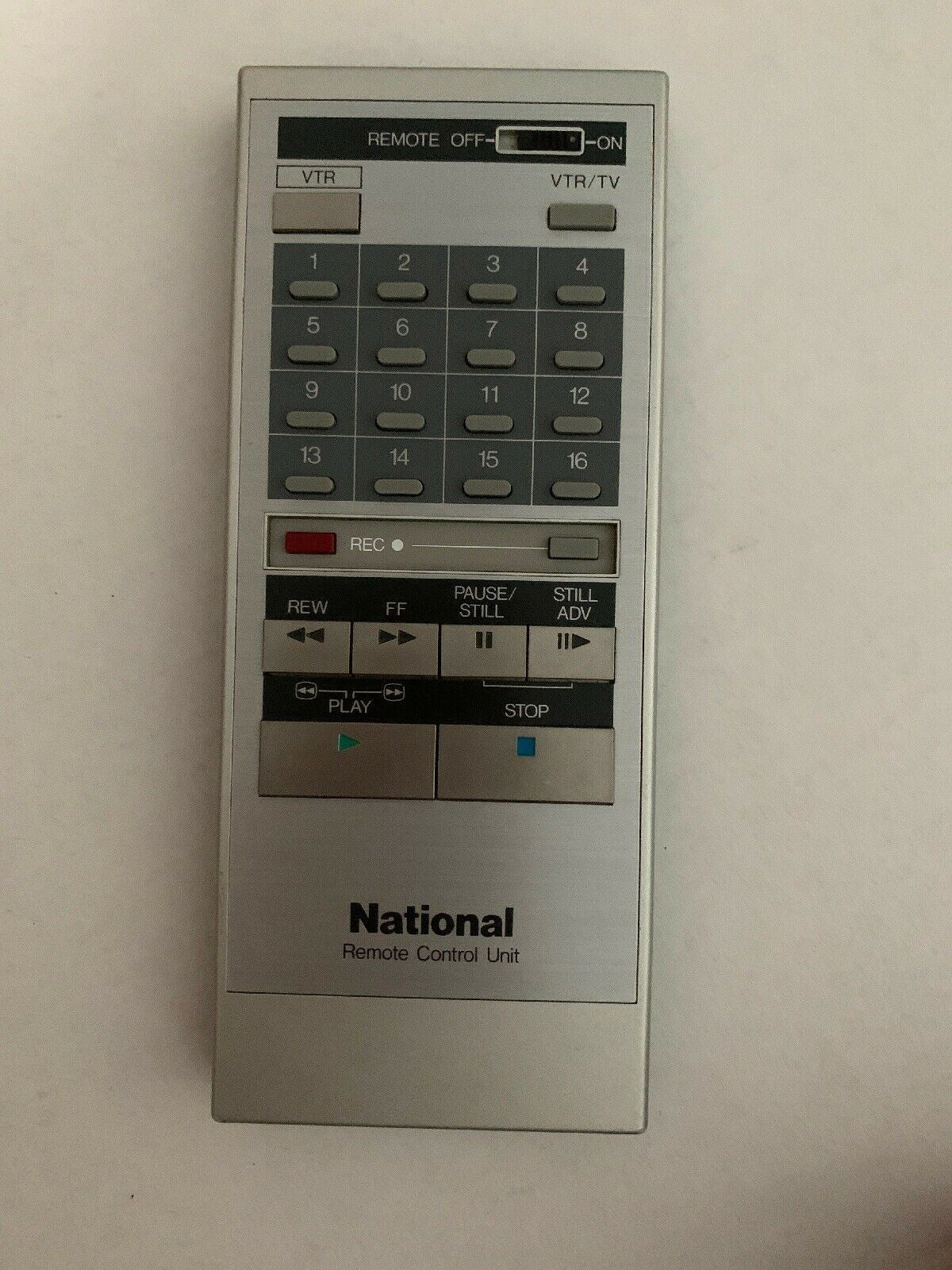 Genuine National VSQ0359 Remote Control For VCR