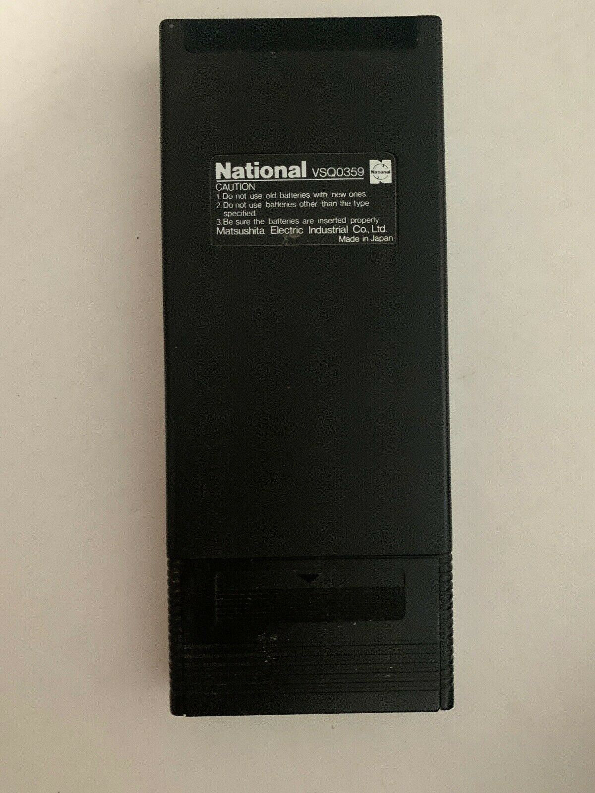 Genuine National VSQ0359 Remote Control For VCR