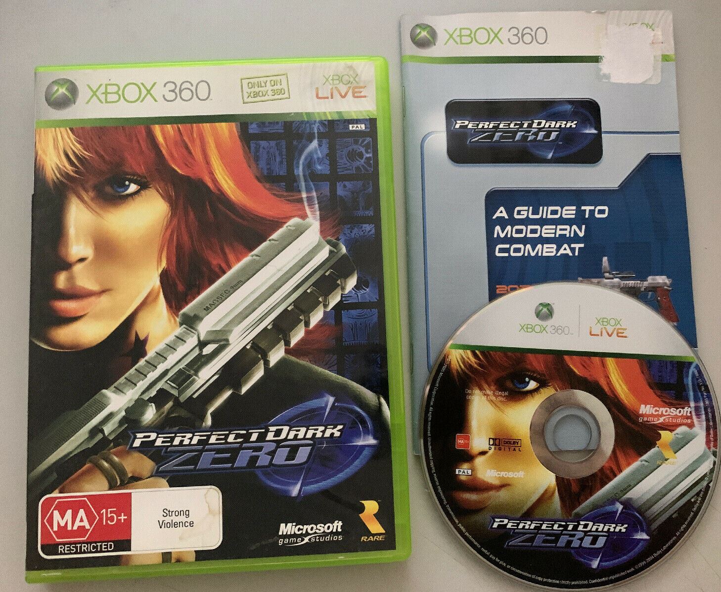 Perfect Dark Zero - Microsoft Xbox 360 Classic Action Shooter Game – Retro  Unit