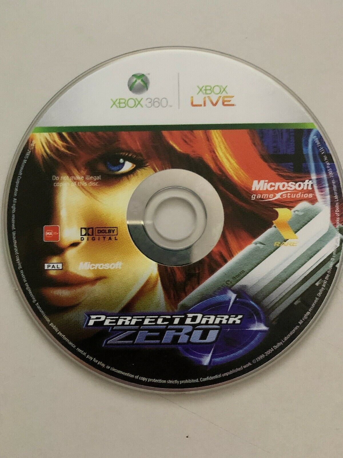 Perfect Dark Zero - Microsoft Xbox 360 Classic Action Shooter Game