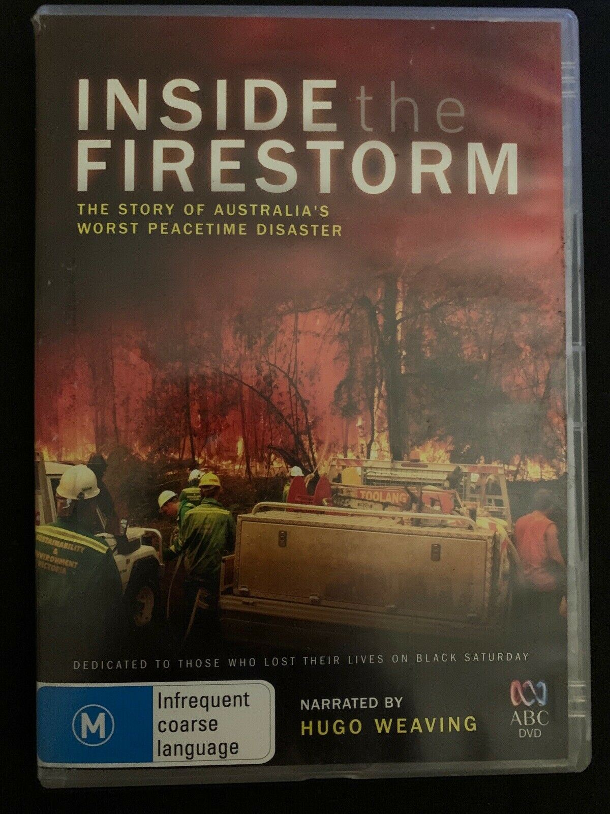 INSIDE THE FIRESTORM - Australia's Worst Distaster Hugo Weaving DVD R4 PAL