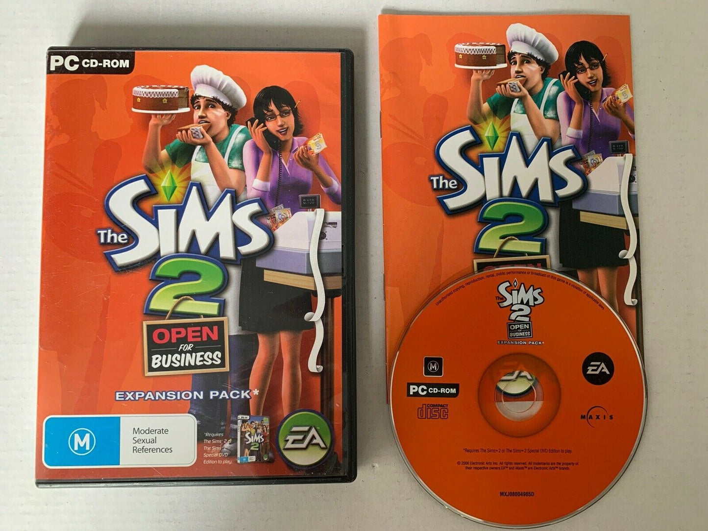 Sims 2: Open for Business (PC, 2006) with Manual