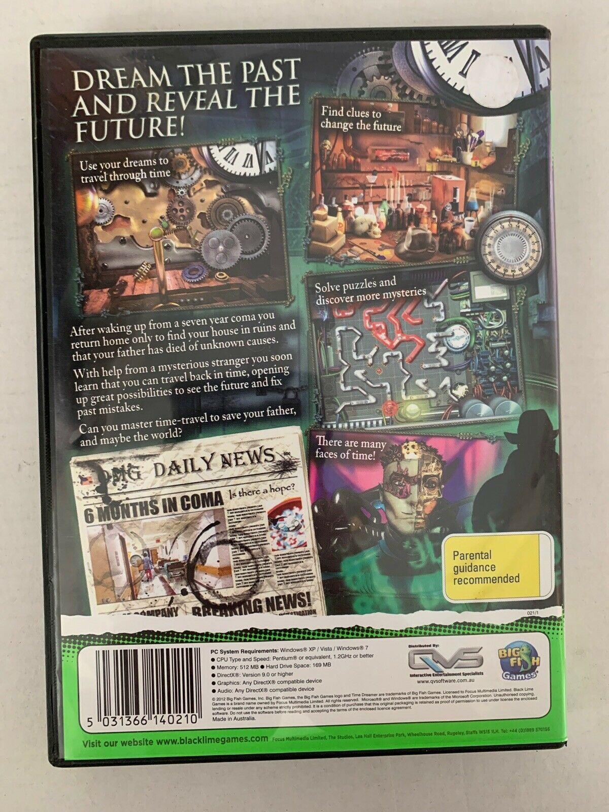 Redemption Cemetery Curse Of The Raven & Time Dreamer 2x PC Hidden Object Game