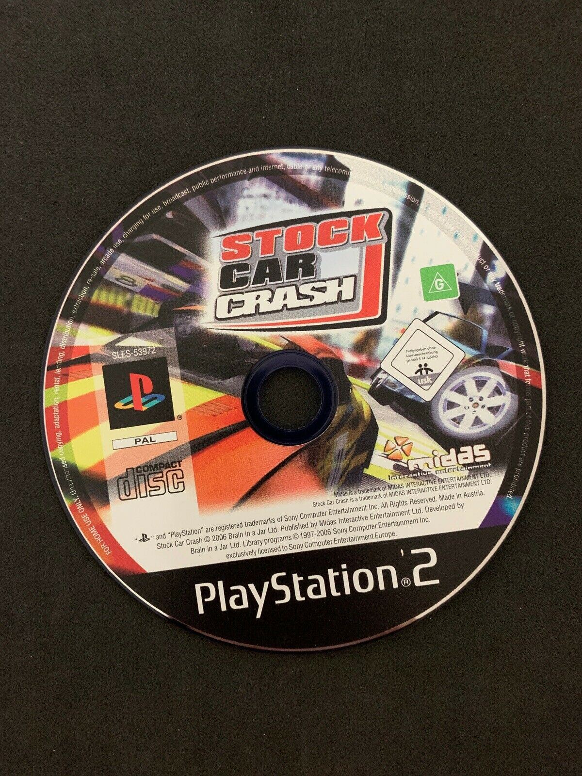 Stock Car Crash - PS2 PlayStation 2 Game Complete PAL