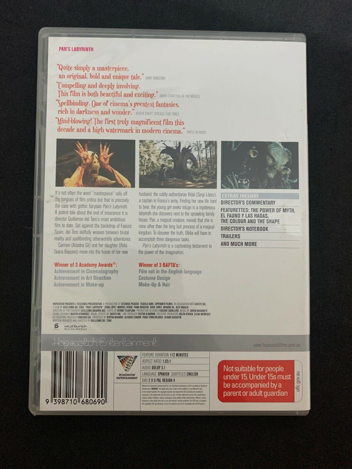 Pan's Labyrinth DVD (2-Disc Set) DVD Region 4
