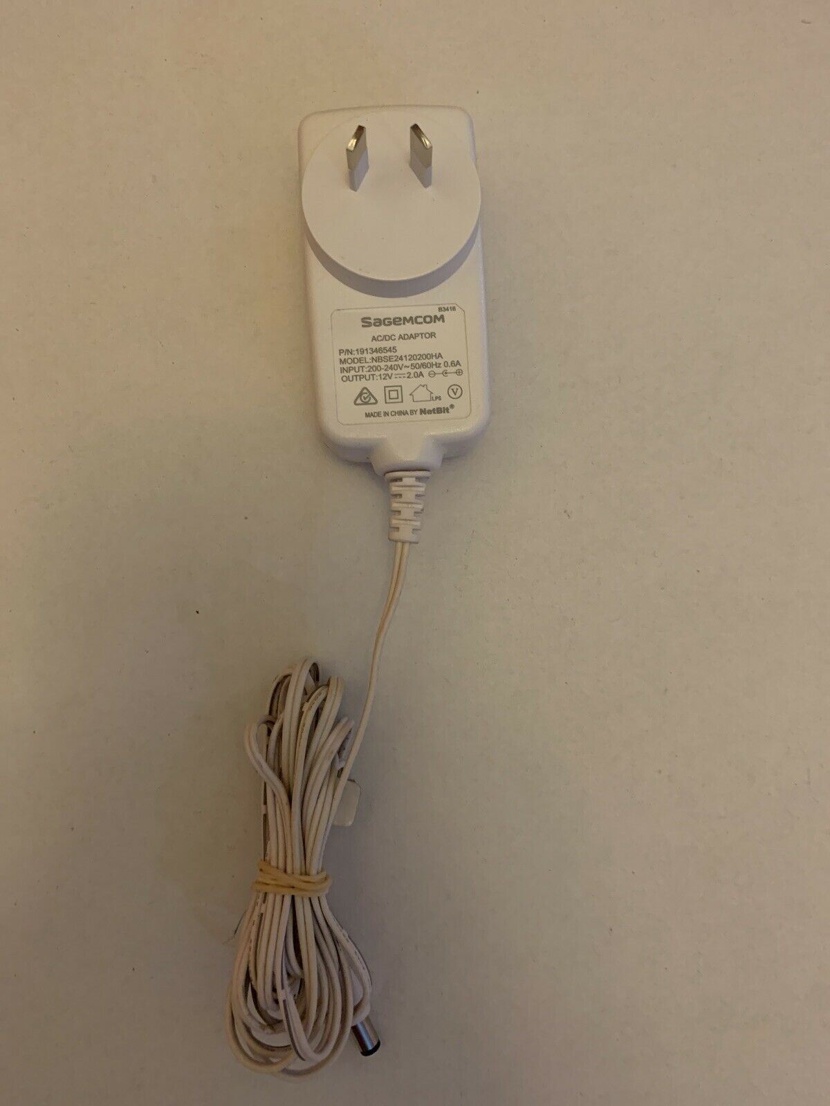 GENUINE Sagemcom NBSE24120200HA 12v 2a AC Adapter