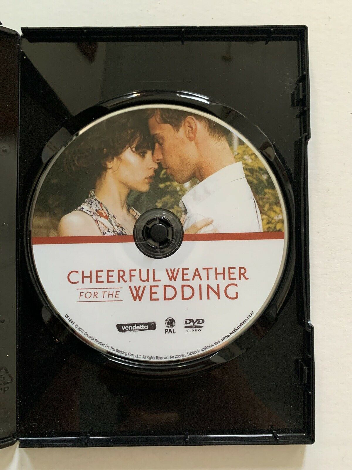 Cheerful Weather for the Wedding (DVD, 2012) Felicity Jones, Luke Treadaway