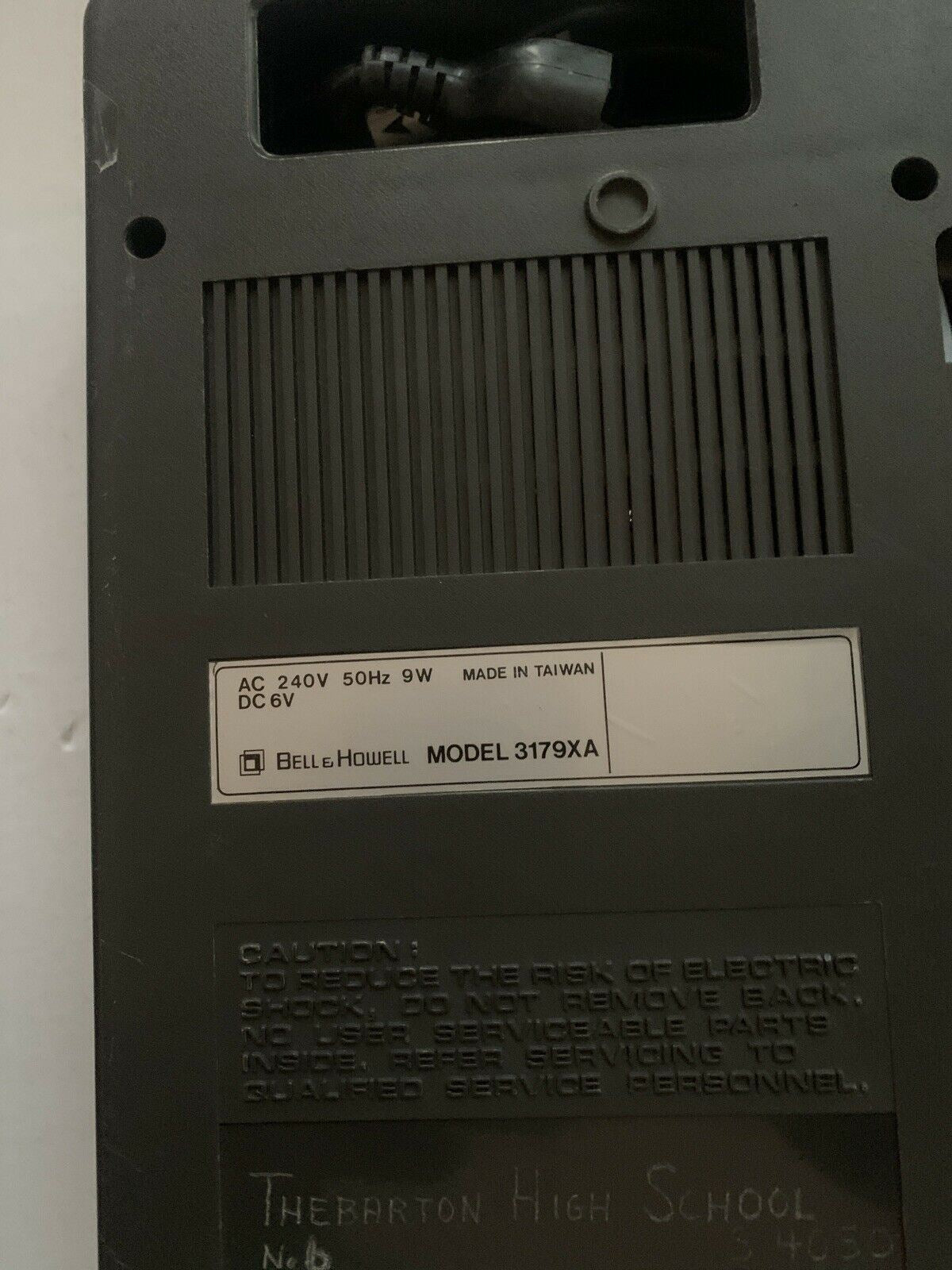 Bell & Howell Tape Player Recorder 3179XA *Requires Tape Head Clean/Replacement*