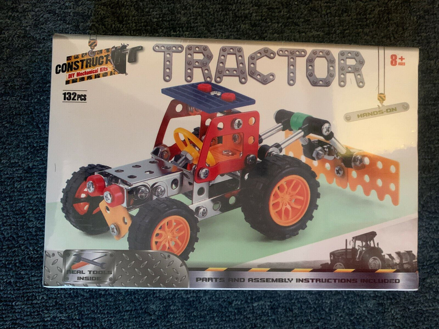 *New Sealed* Construct It DIY Mechanical Kit Tractor Model Brand