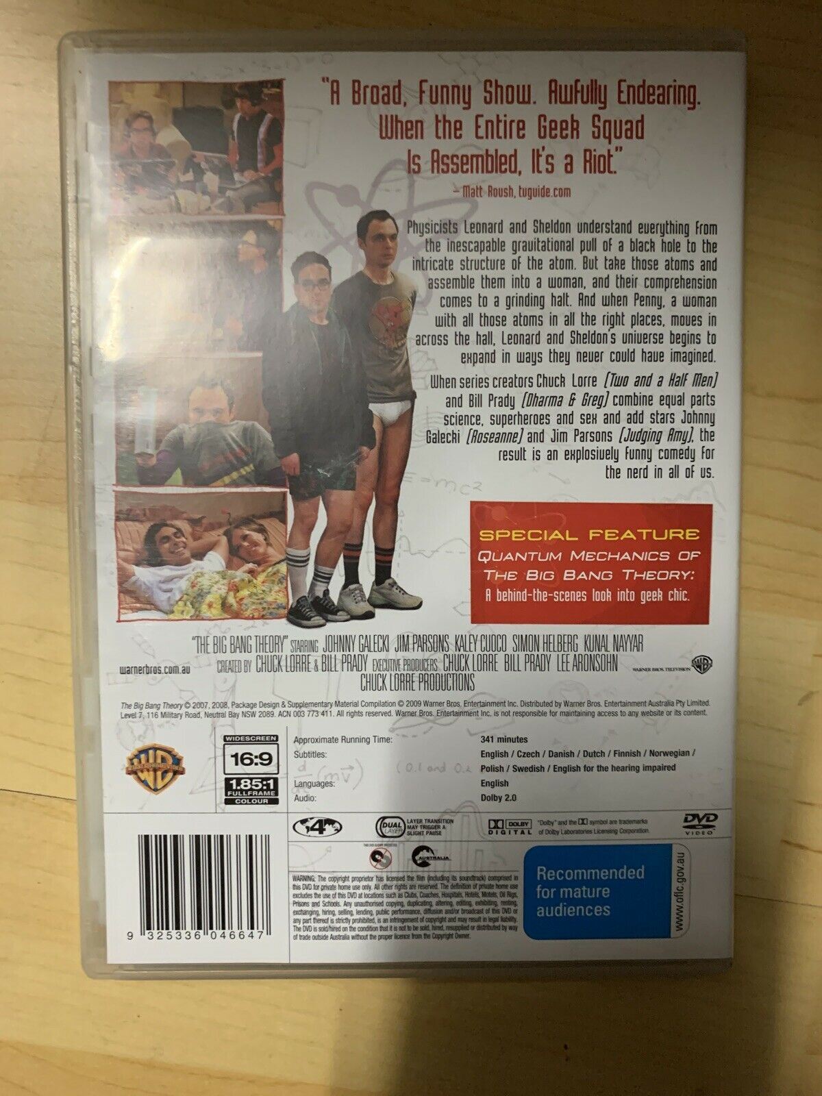 Big Bang Theory - Seasons 1-2 (DVD, 2009, 7-Disc Set)