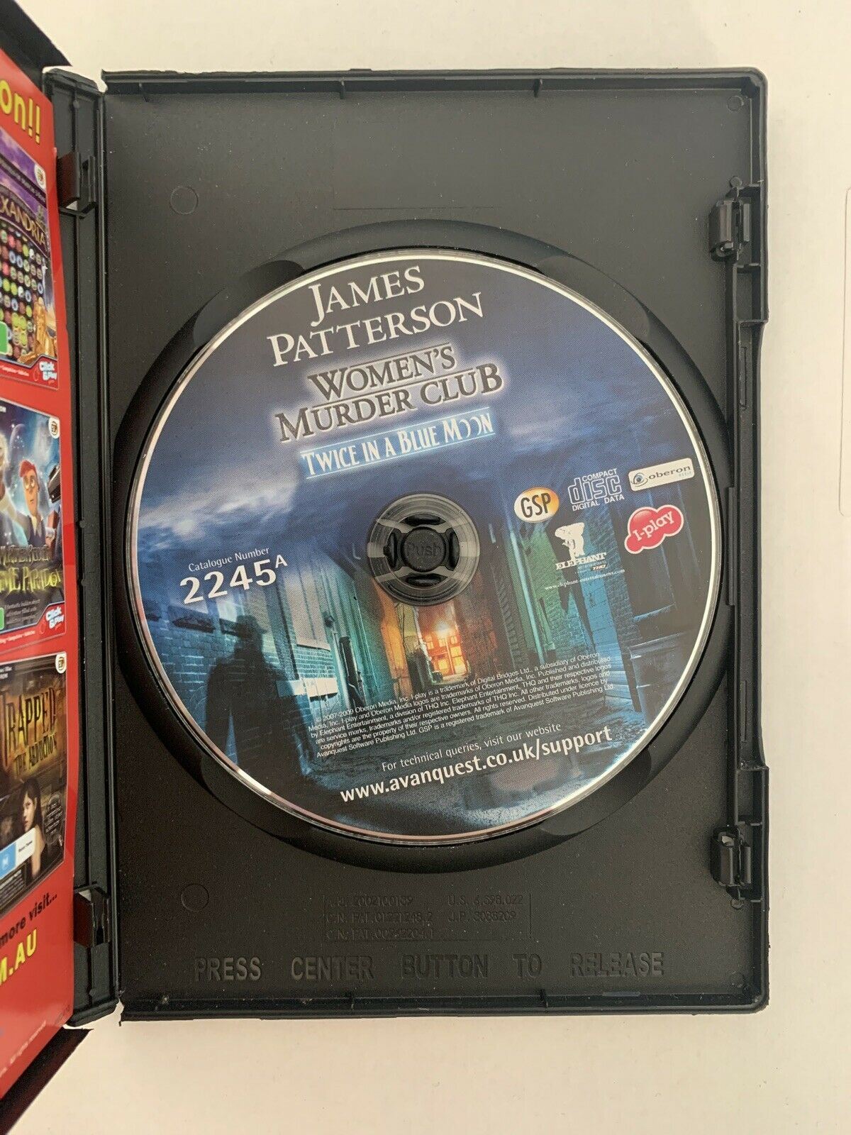 James Patterson: Women's Murder Club -- Twice in a Blue Moon (PC) Hidden Object