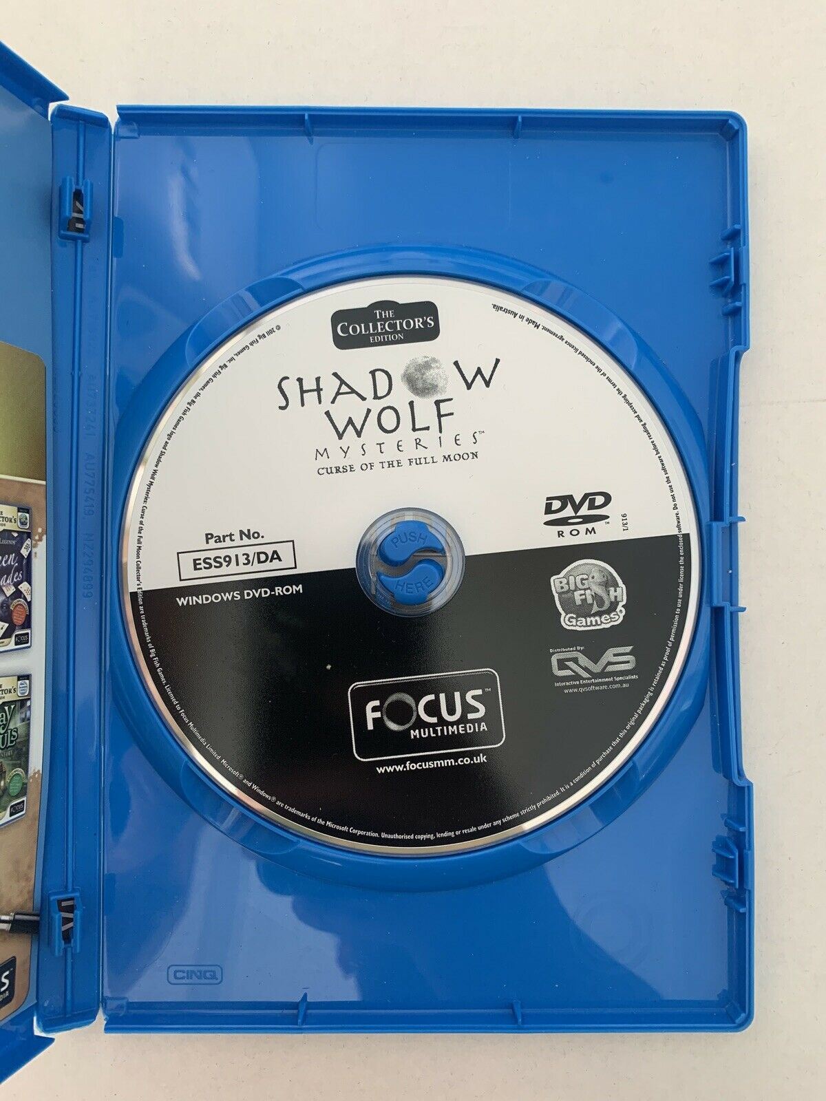 Shadow Wolf Mysteries: Curse of the Full Moon (PC, DVD) Hidden Object Game