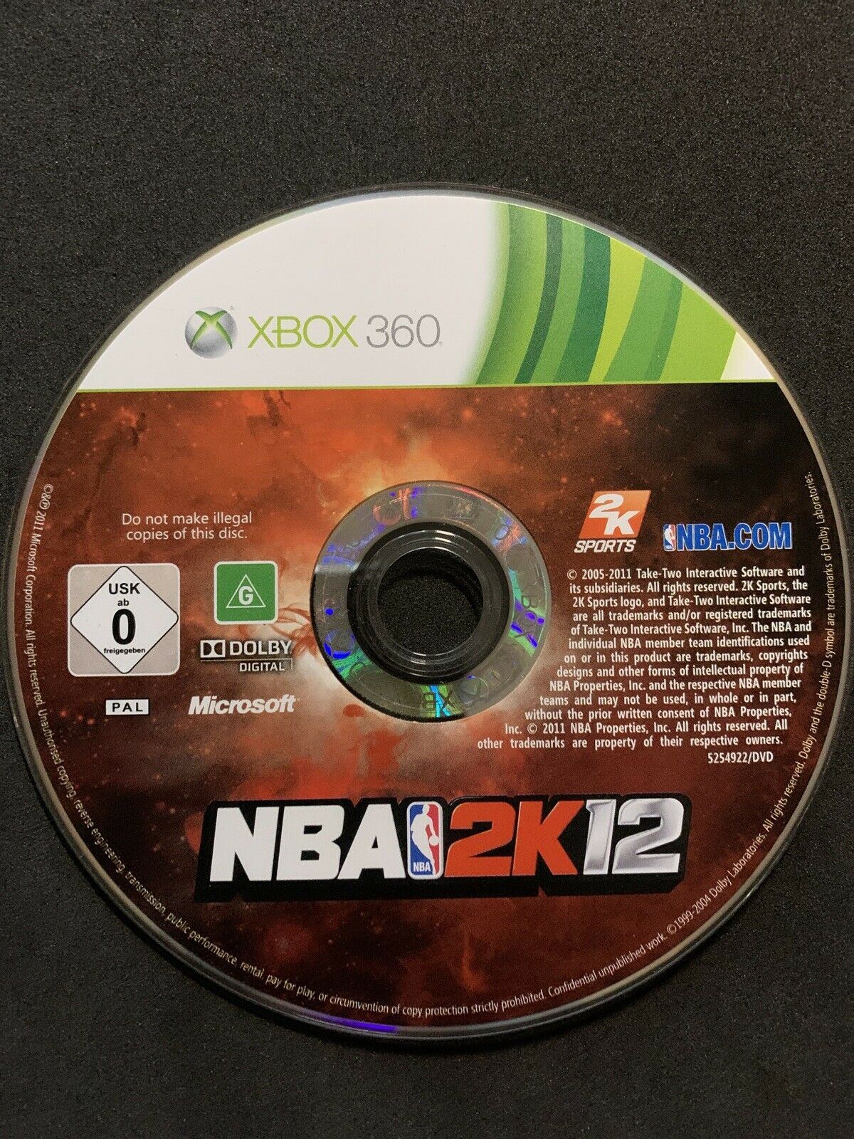 NBA 2K12 Game for Xbox 360