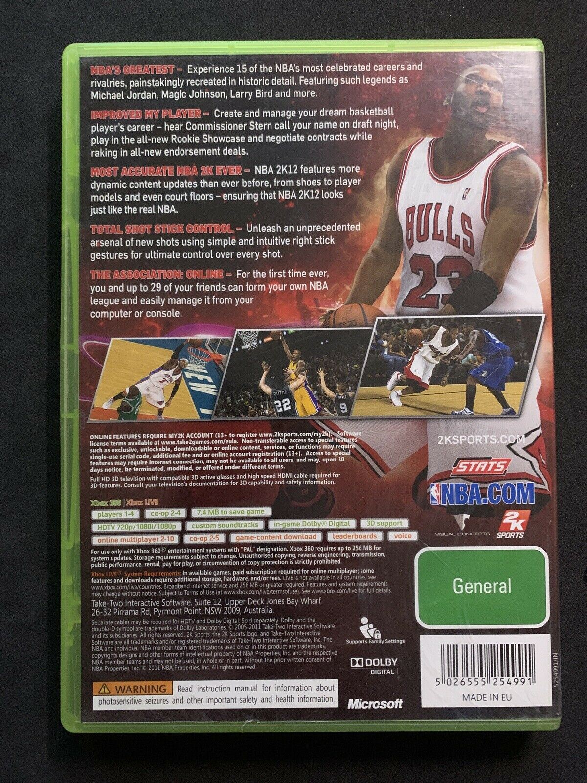 NBA 2K12 Game for Xbox 360