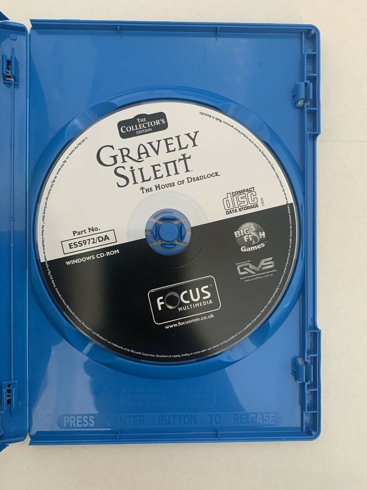Gravely Silent - The House Of Deadlock (PC, CD-ROM) Hidden Object Game Windows