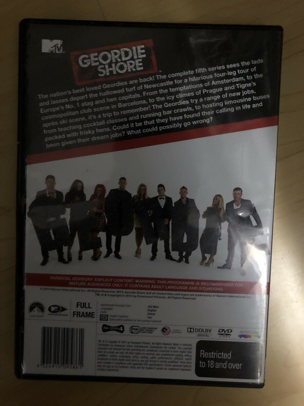 Geordie Shore : Season 1-5 (DVD, 2014) The Complete Season 1,2,3,4,5