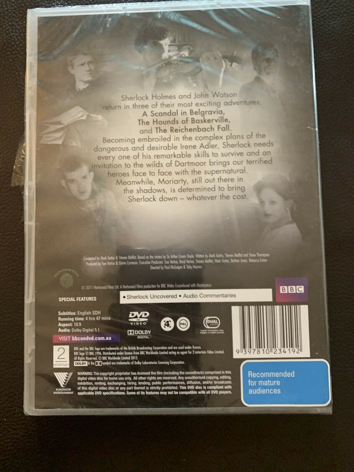 *New And Sealed* Sherlock : Series 2 (DVD, 2012, 2-Disc Set) Region 4