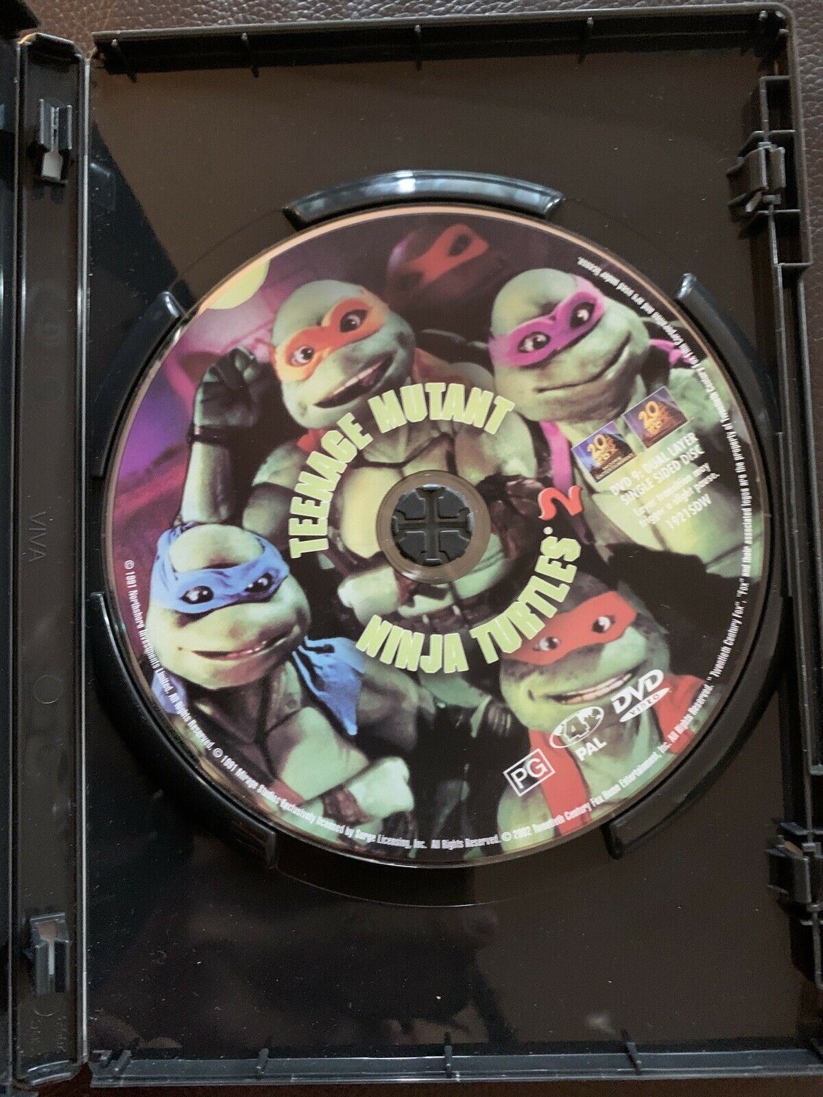 The Teenage Mutant Ninja Turtles 2 - Secret Of The Ooze (DVD, 1991) Region 4